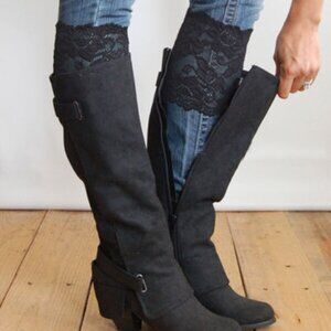 Faux Boot Socks in Pretty Lace